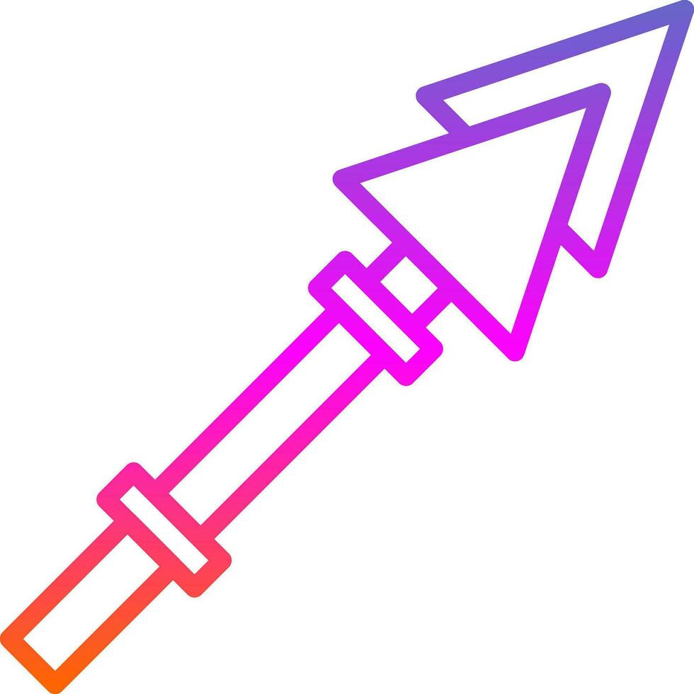 Lance Vector Icon Design