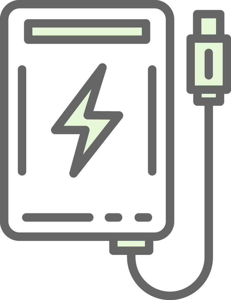 Power Bank Vector Icon Design