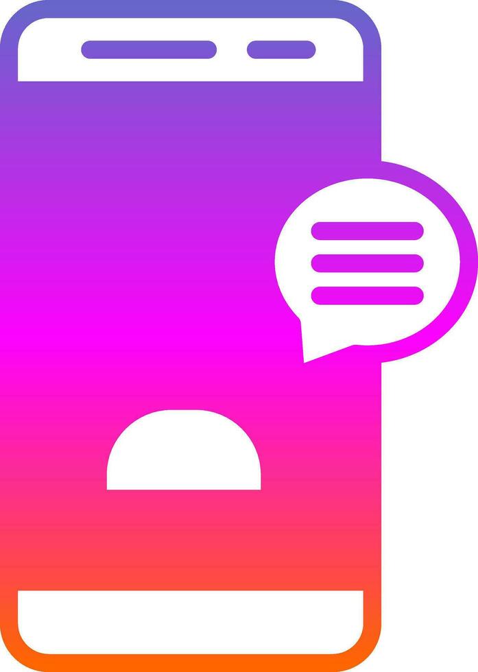 Online CHat Vector Icon Design