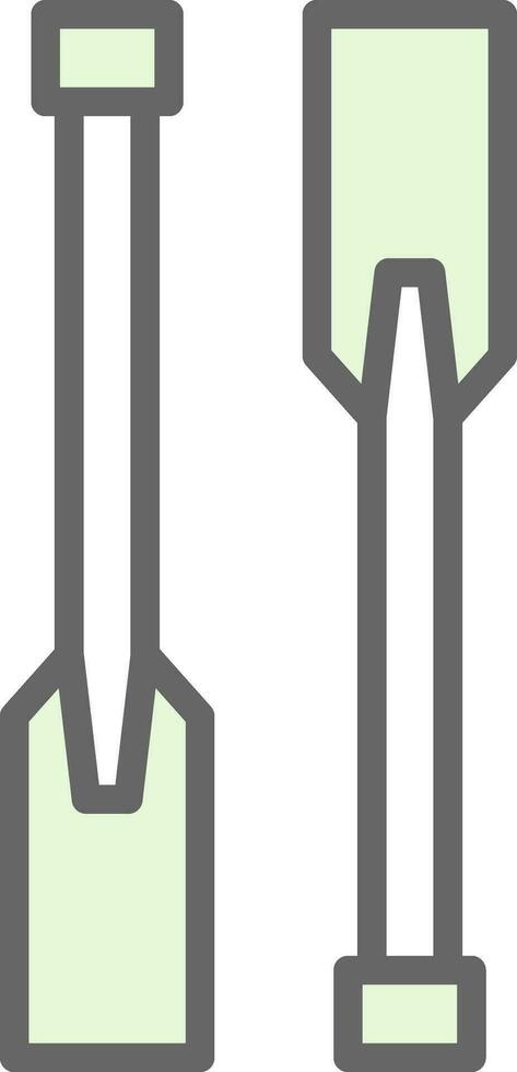 Paddles Vector Icon Design