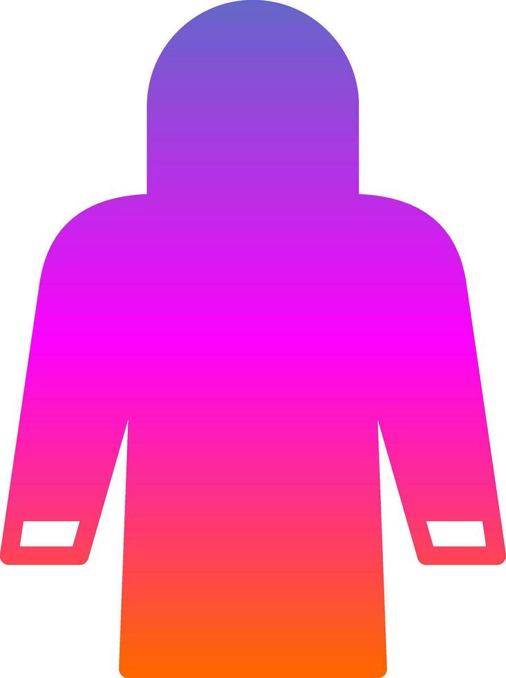 Raincoat Vector Icon Design