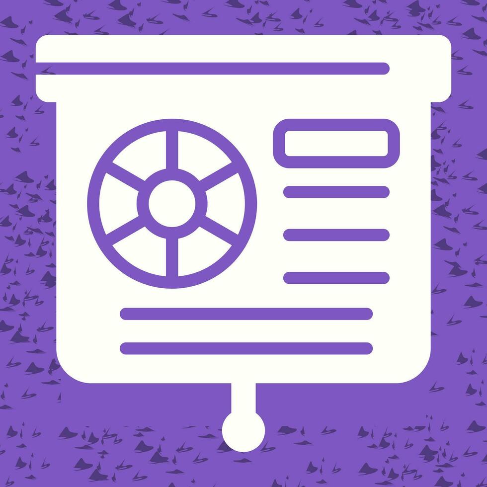 Presentation Slide Vector Icon