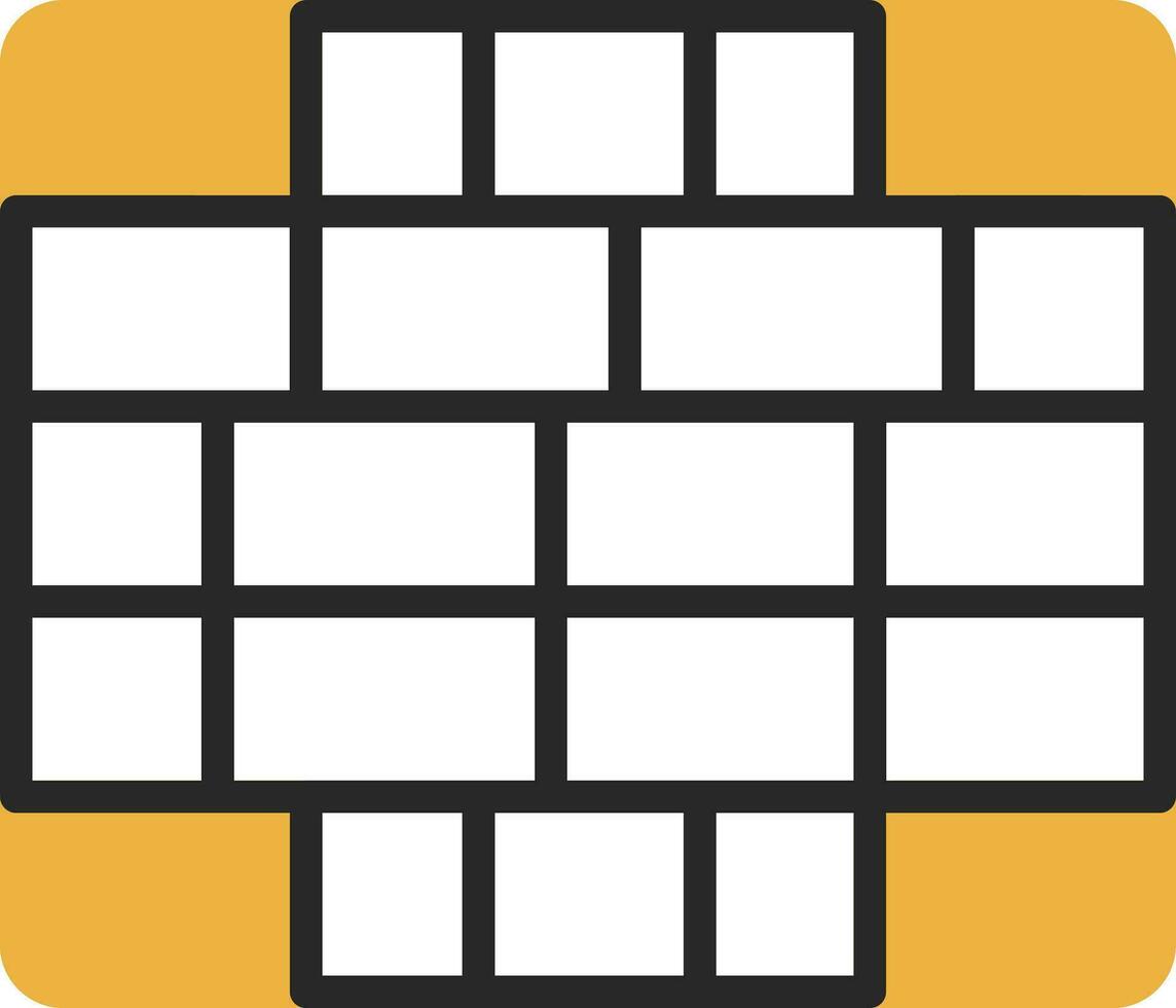 Brickwall  Vector Icon Design