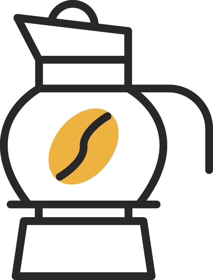 Coffee Pot Vector Icon Design