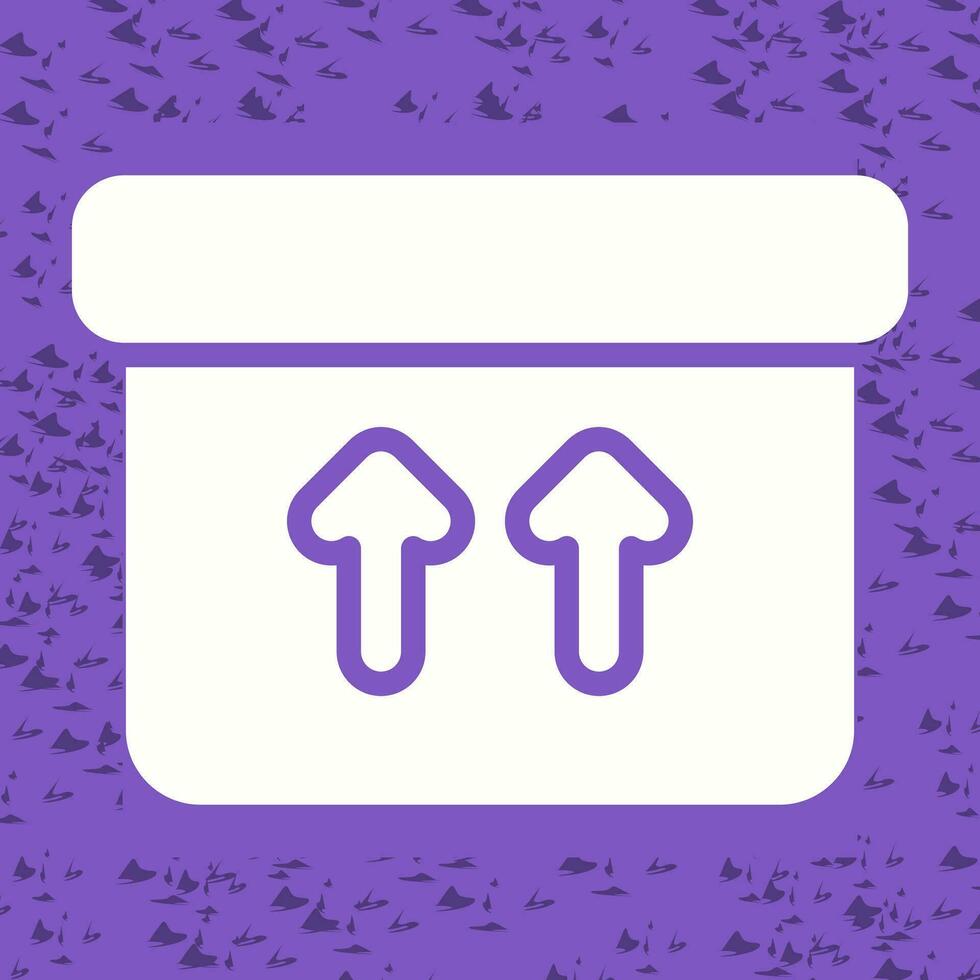 Box Up Vector Icon