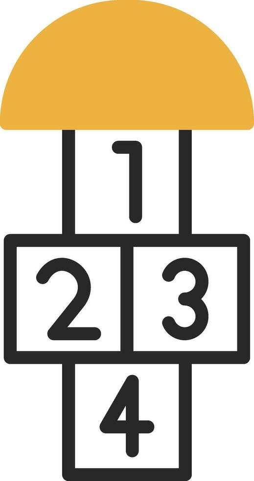 Hopscotch  Vector Icon Design