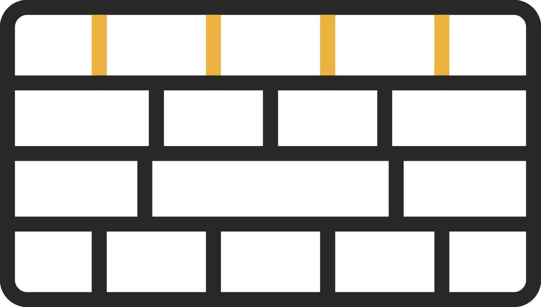 Brickwall  Vector Icon Design