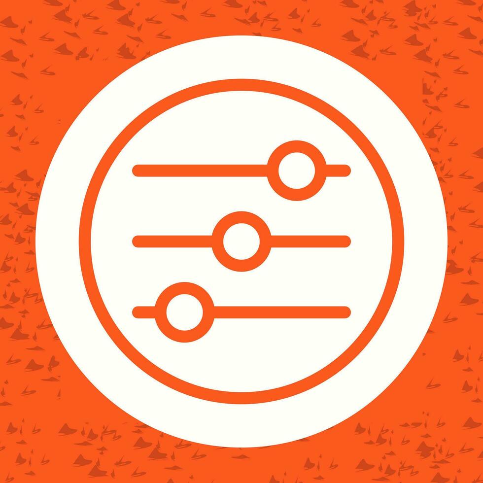 Settings Sliders Vector Icon