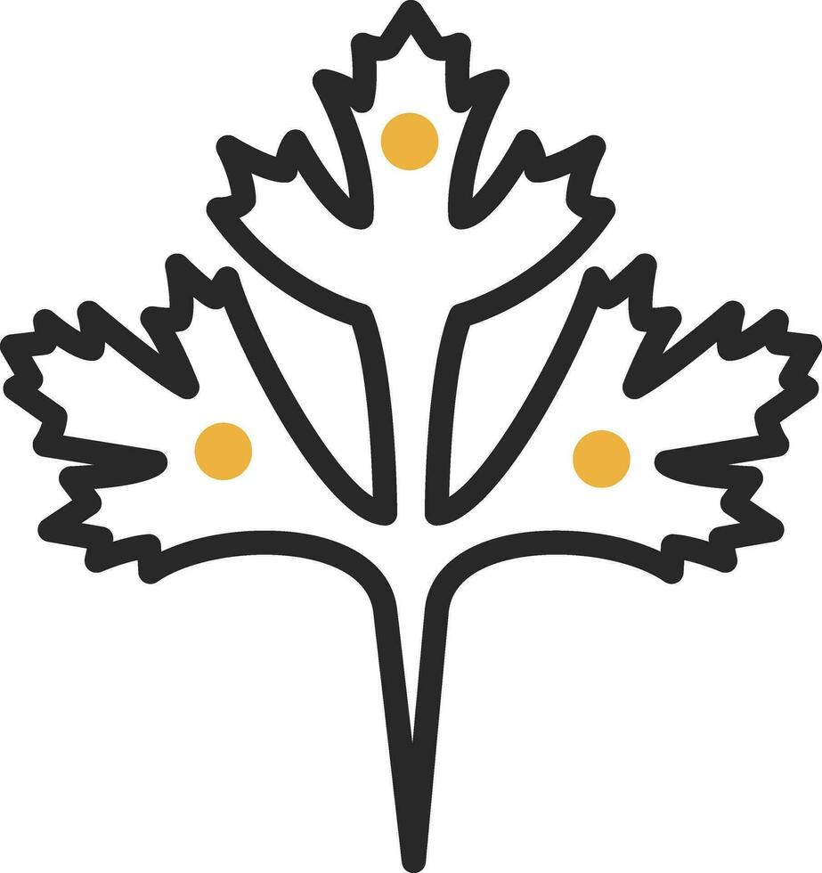 Cilantro Vector Icon Design
