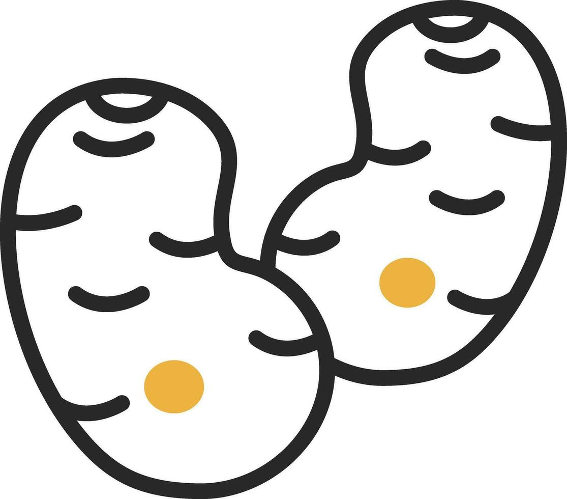 Potato Vector Icon Design