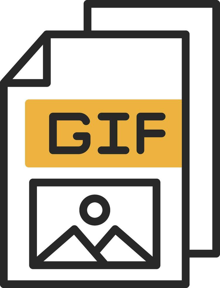 Gif  Vector Icon Design