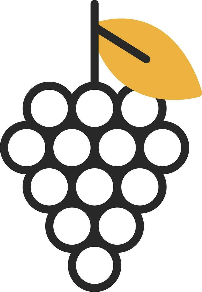 Grape Vector Icon Design