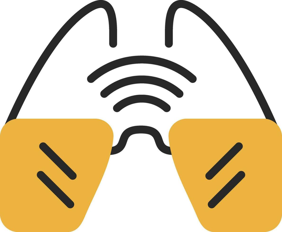 Smart Glasses  Vector Icon Design
