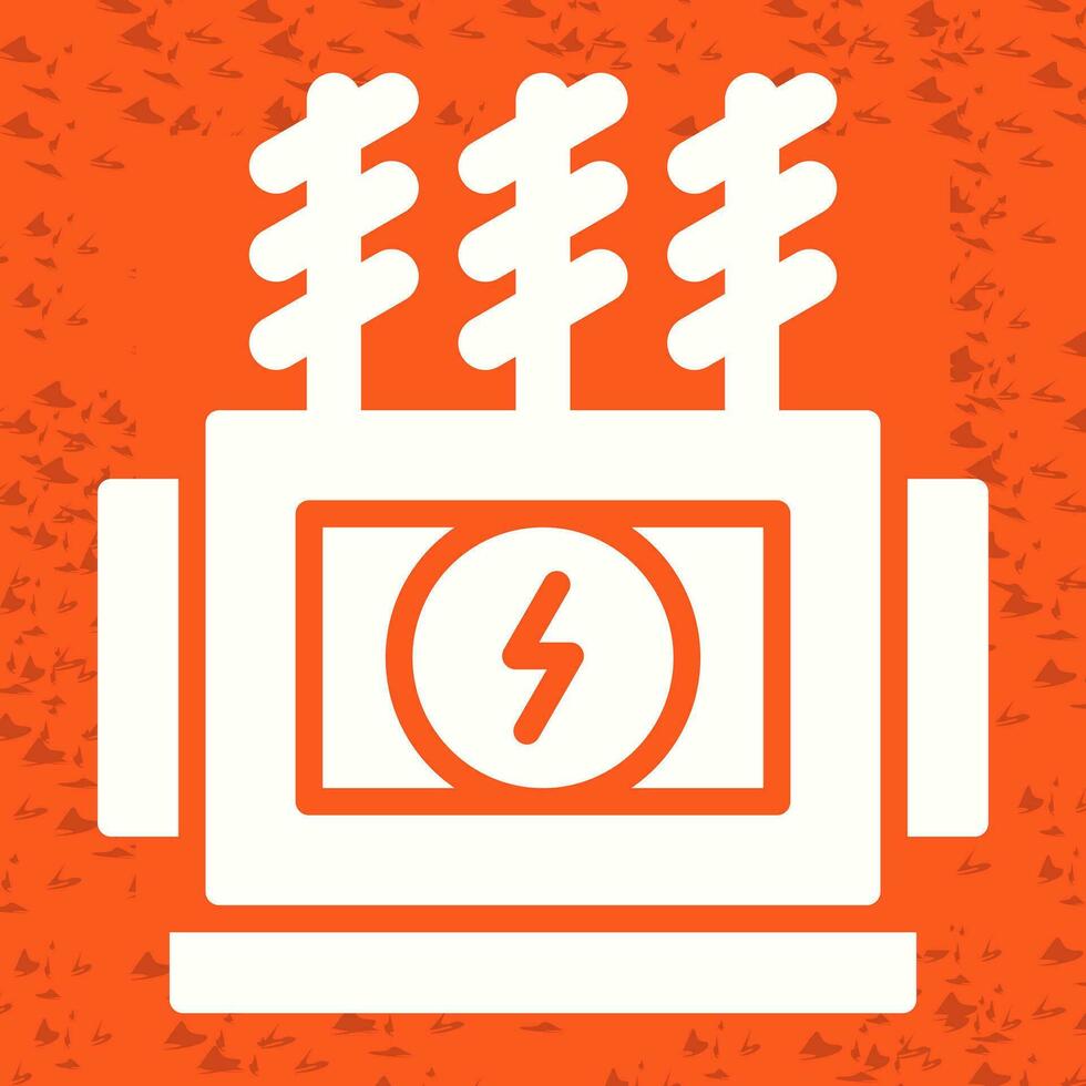 Power Transformer Vector Icon