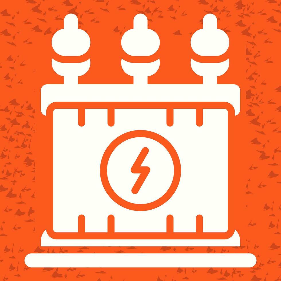 Power Transformer Vector Icon