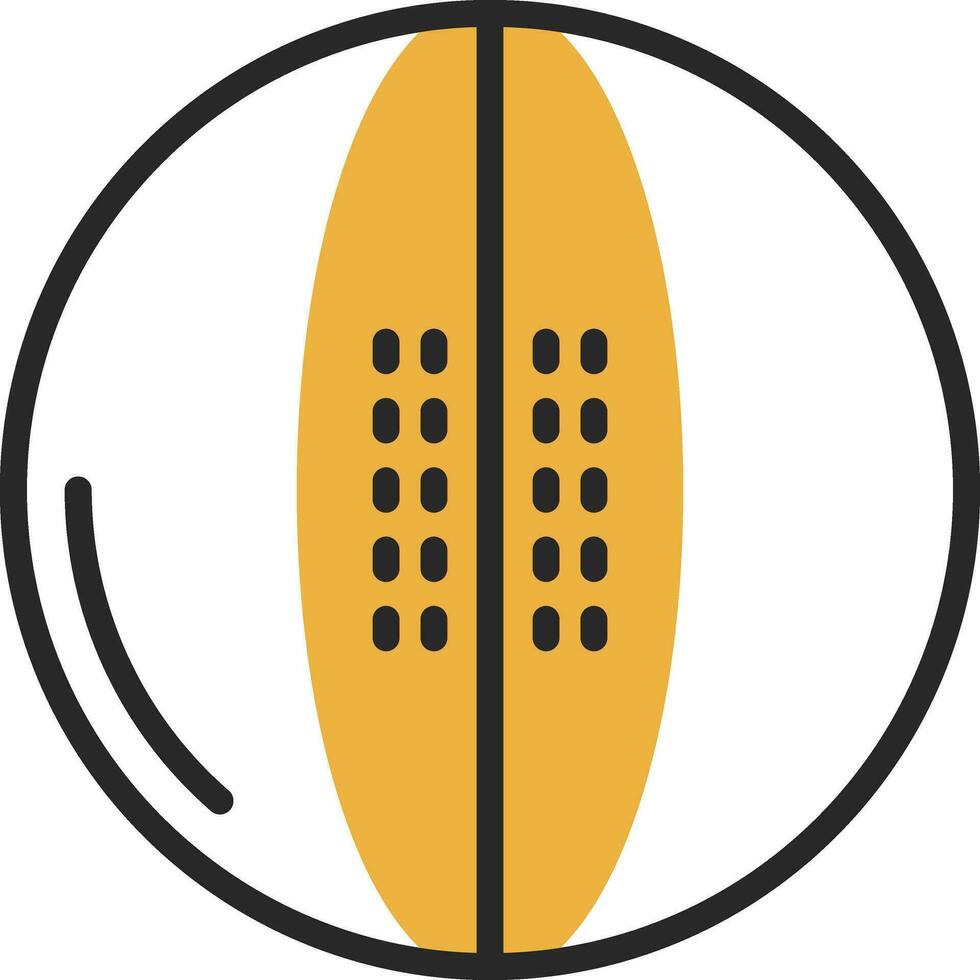 Melon Cantaloupe Vector Icon Design