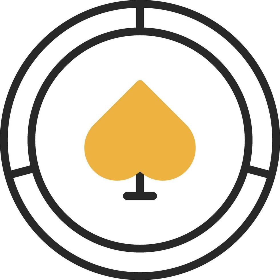 póker papas fritas vector icono diseño