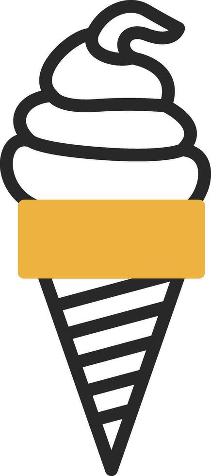 diseño de icono de vector de helado