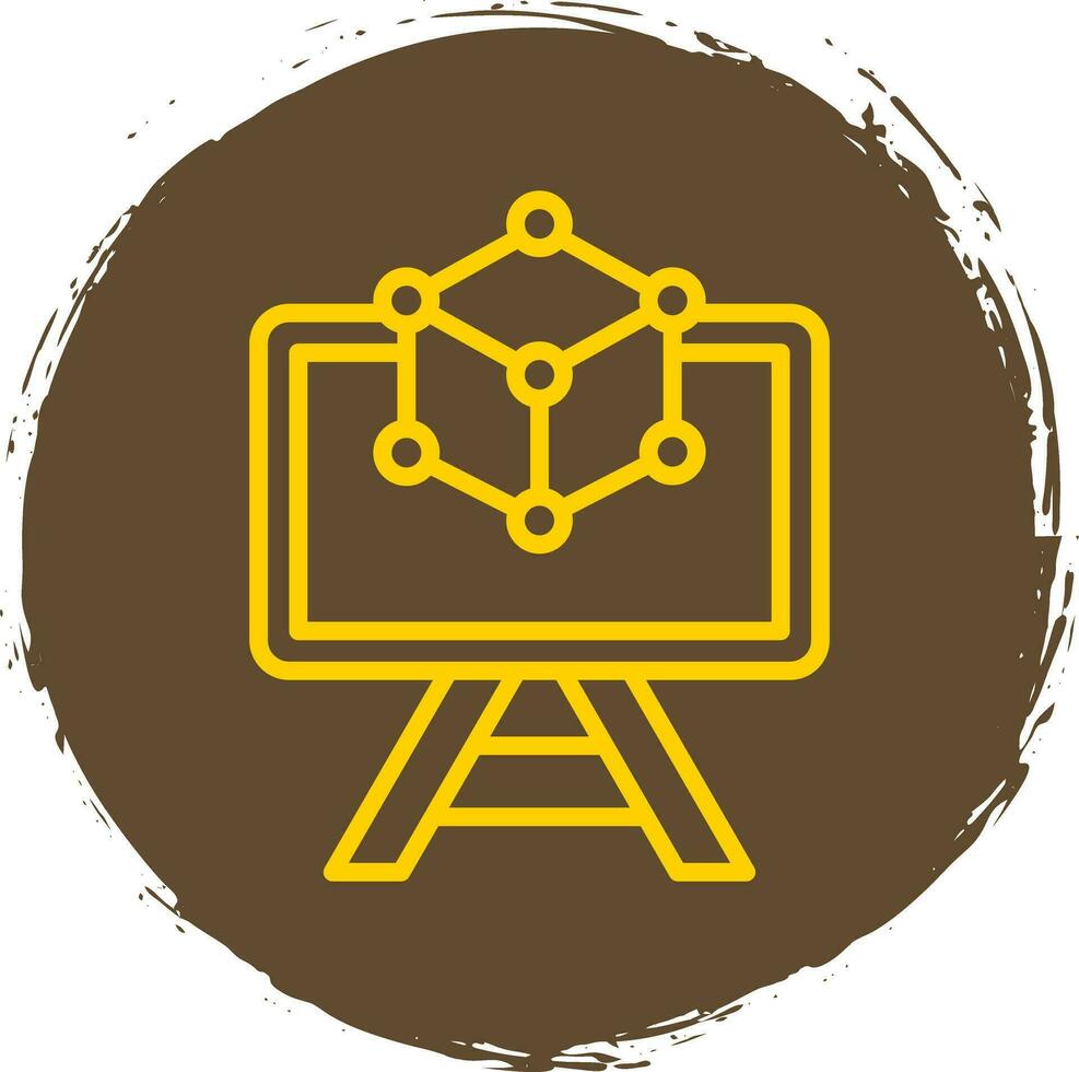 3d Modeling Vector Icon Design