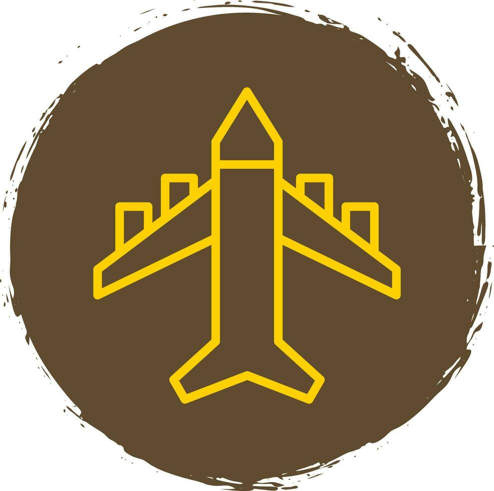 diseño de icono de vector de avión