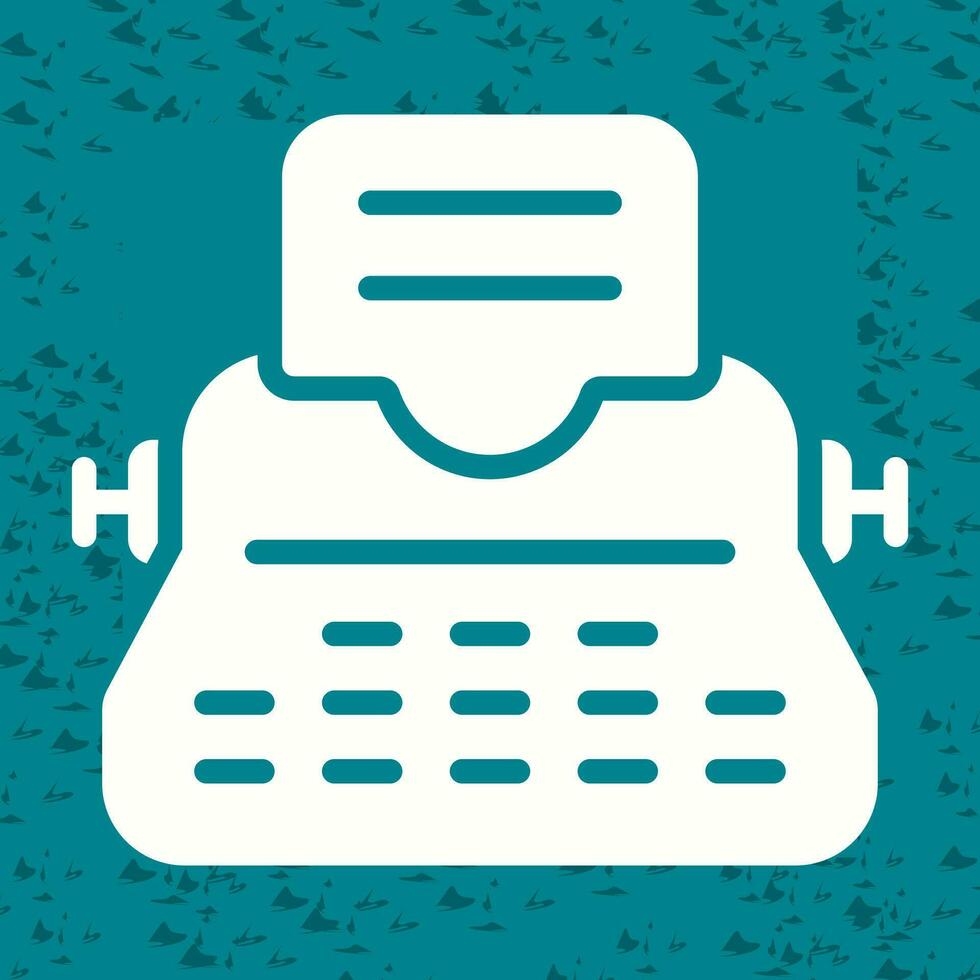 Typewriter Vector Icon