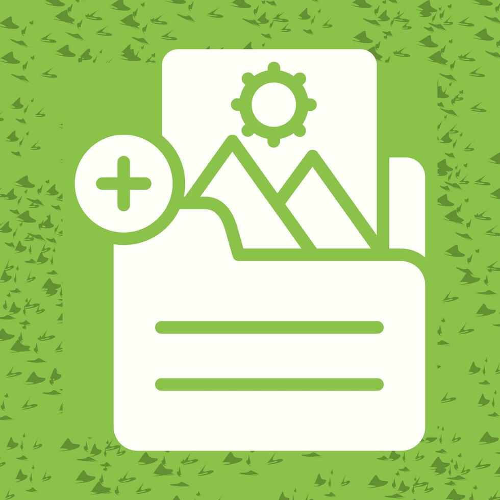 Document Insert Image Vector Icon