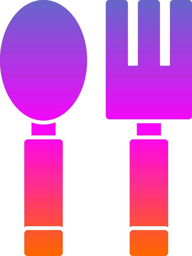 Baby Cutlery Vector Icon Design