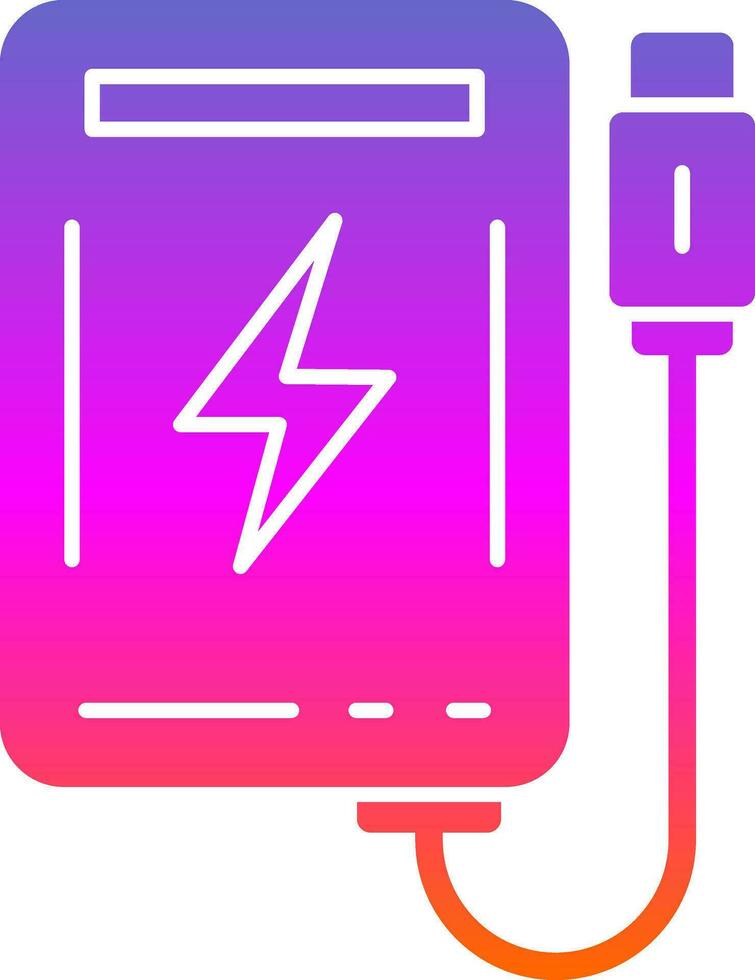 Power Bank Vector Icon Design