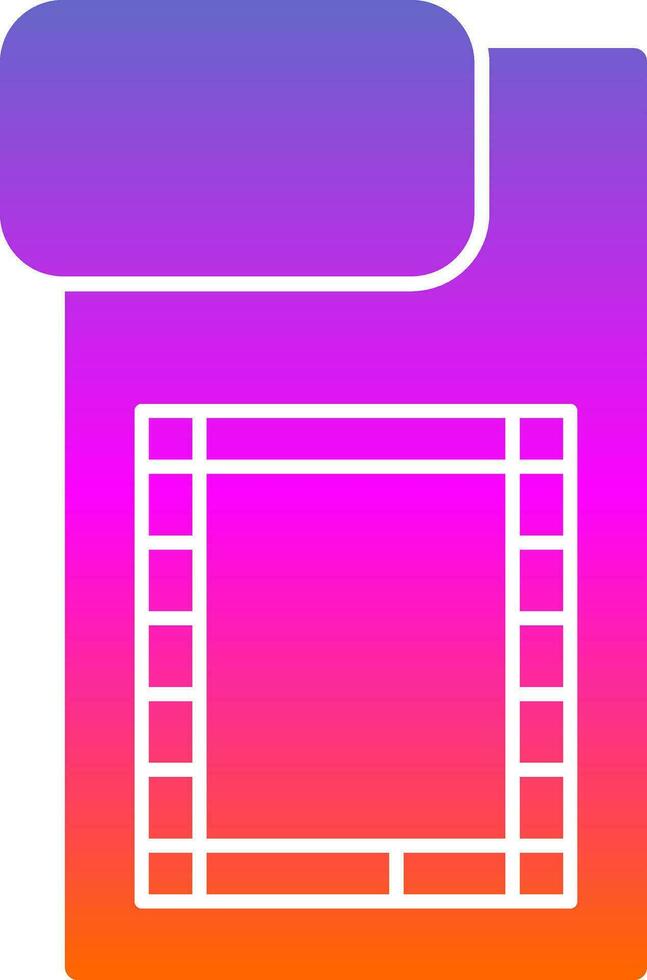 Video FIle Vector Icon Design