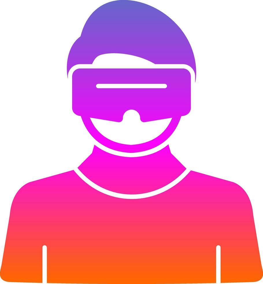 Virtual Reality Vector Icon Design