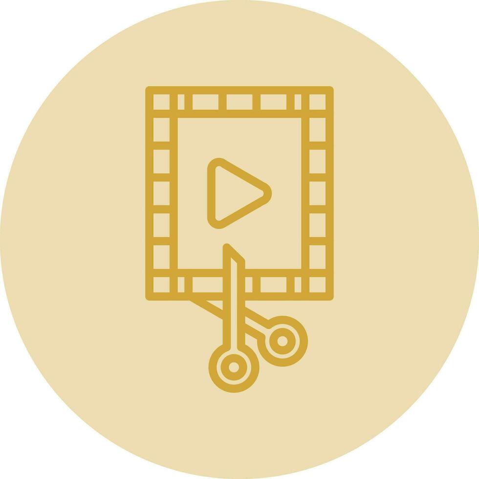 Video Editor Vector Icon Design