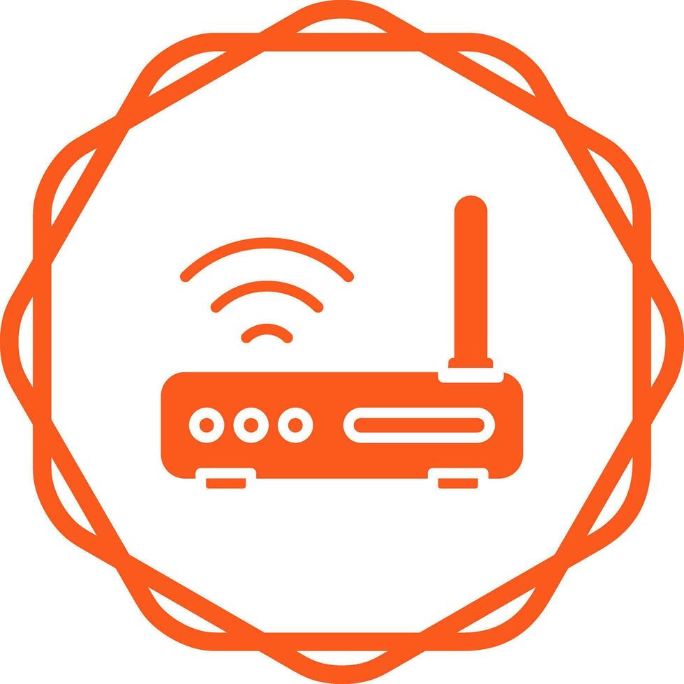 Wi-Fi Router Vector Icon