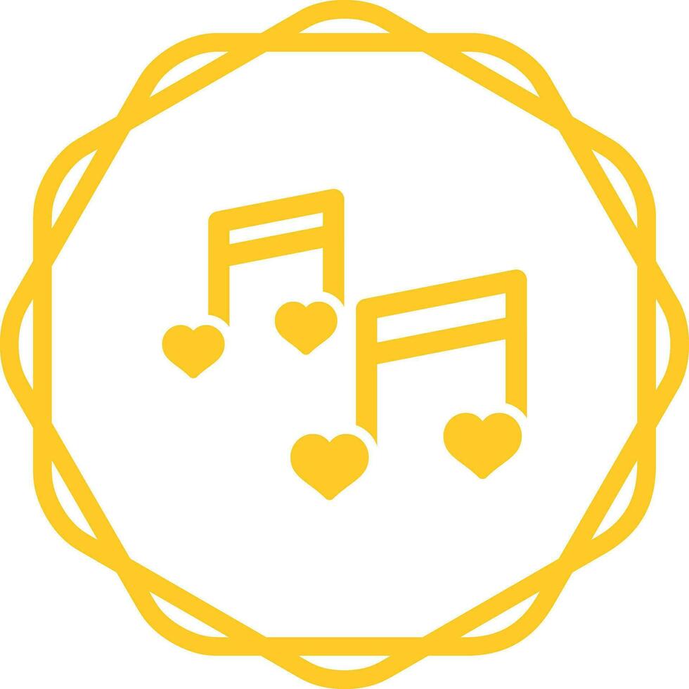 Romantic music Vector Icon