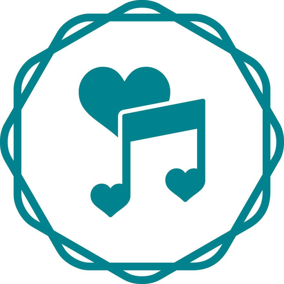 Love songs Vector Icon