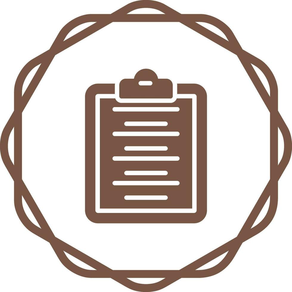 Writing Pad Vector Icon