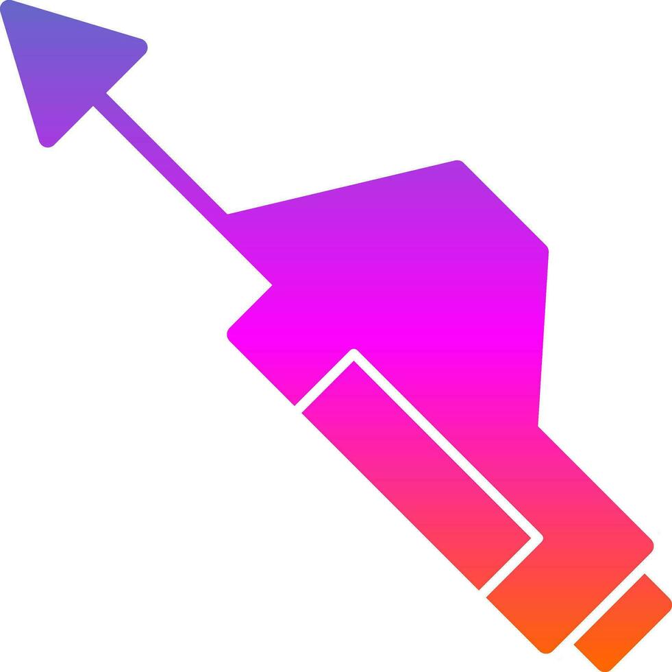Harpoon Vector Icon Design