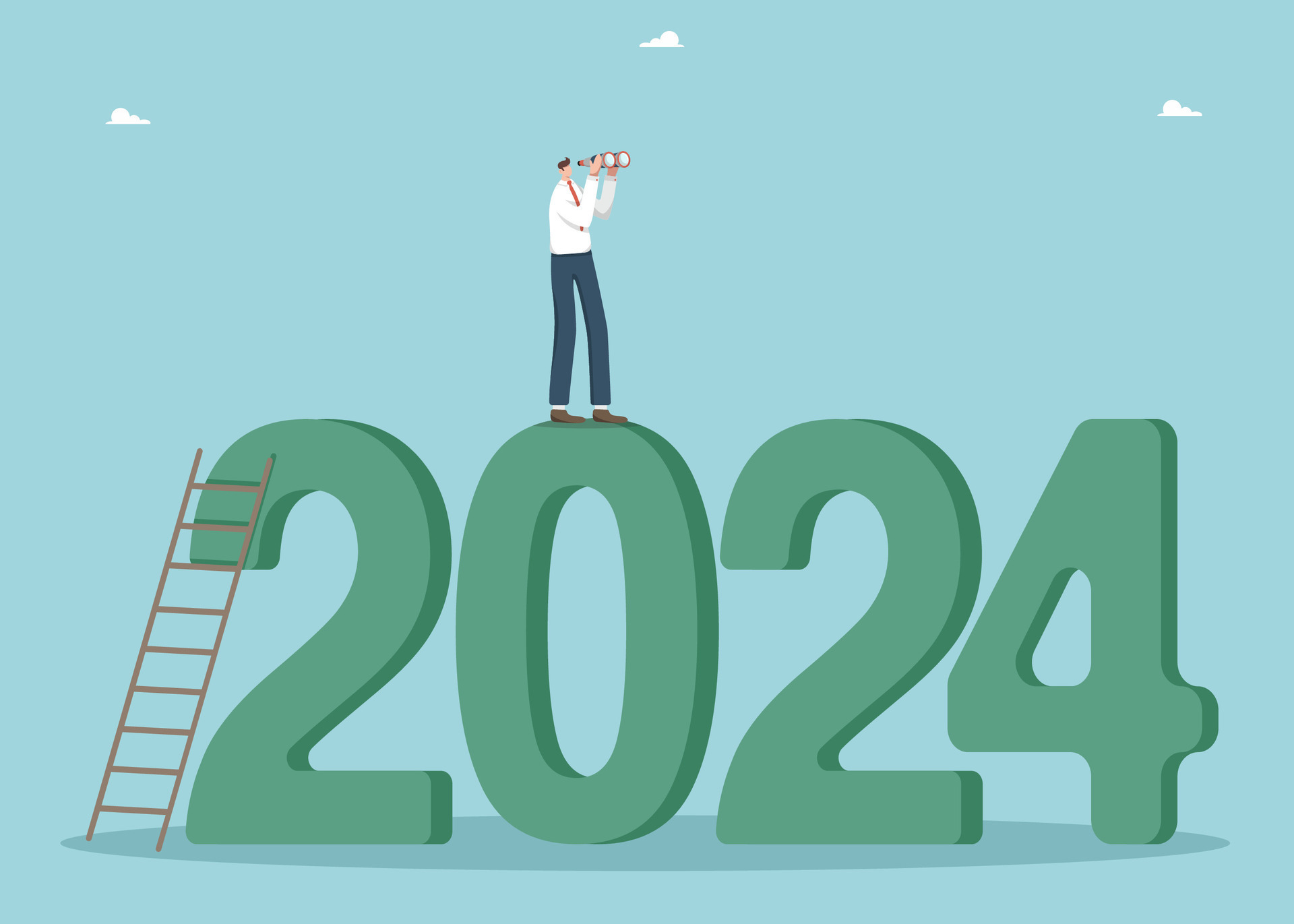 Strategic planning of actions in the new 2024, setting business goals