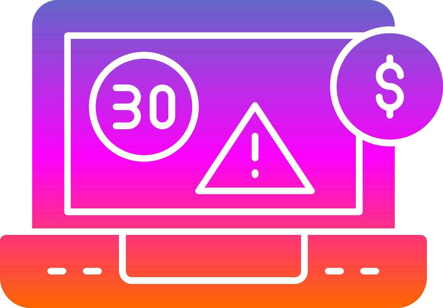 Due Date Vector Icon Design