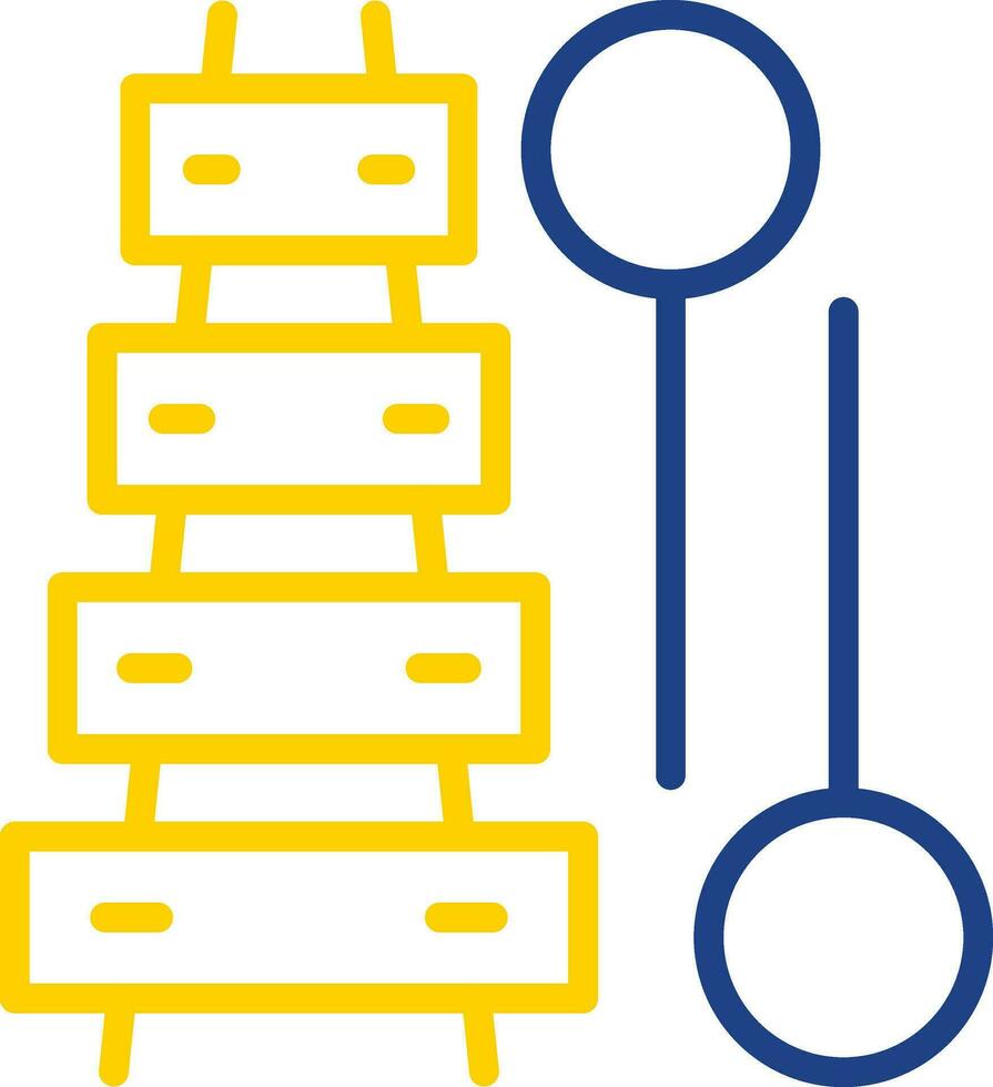 Xylophone Vector Icon Design