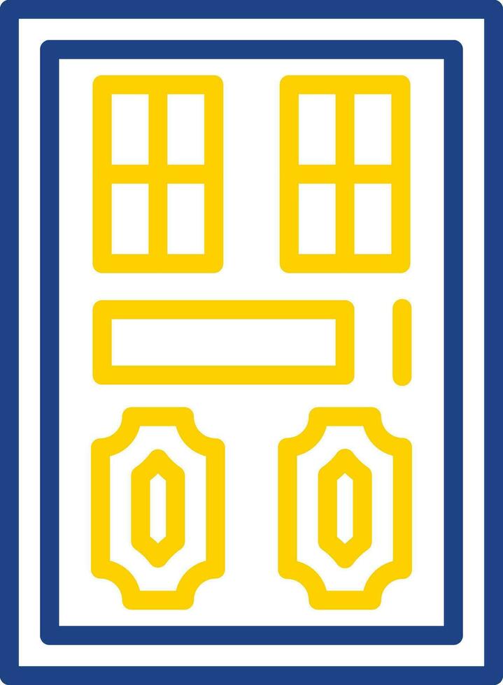 diseño de icono de vector de puerta