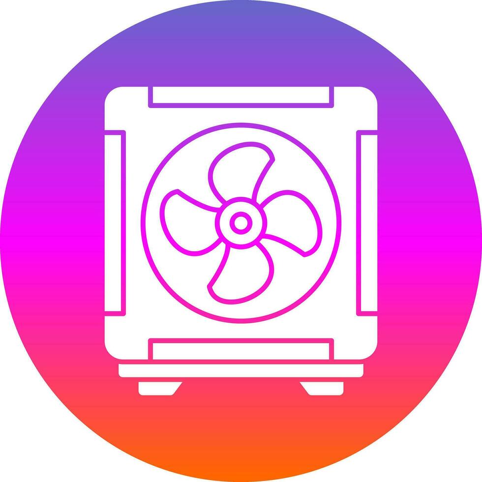 Cooling Fan Vector Icon Design