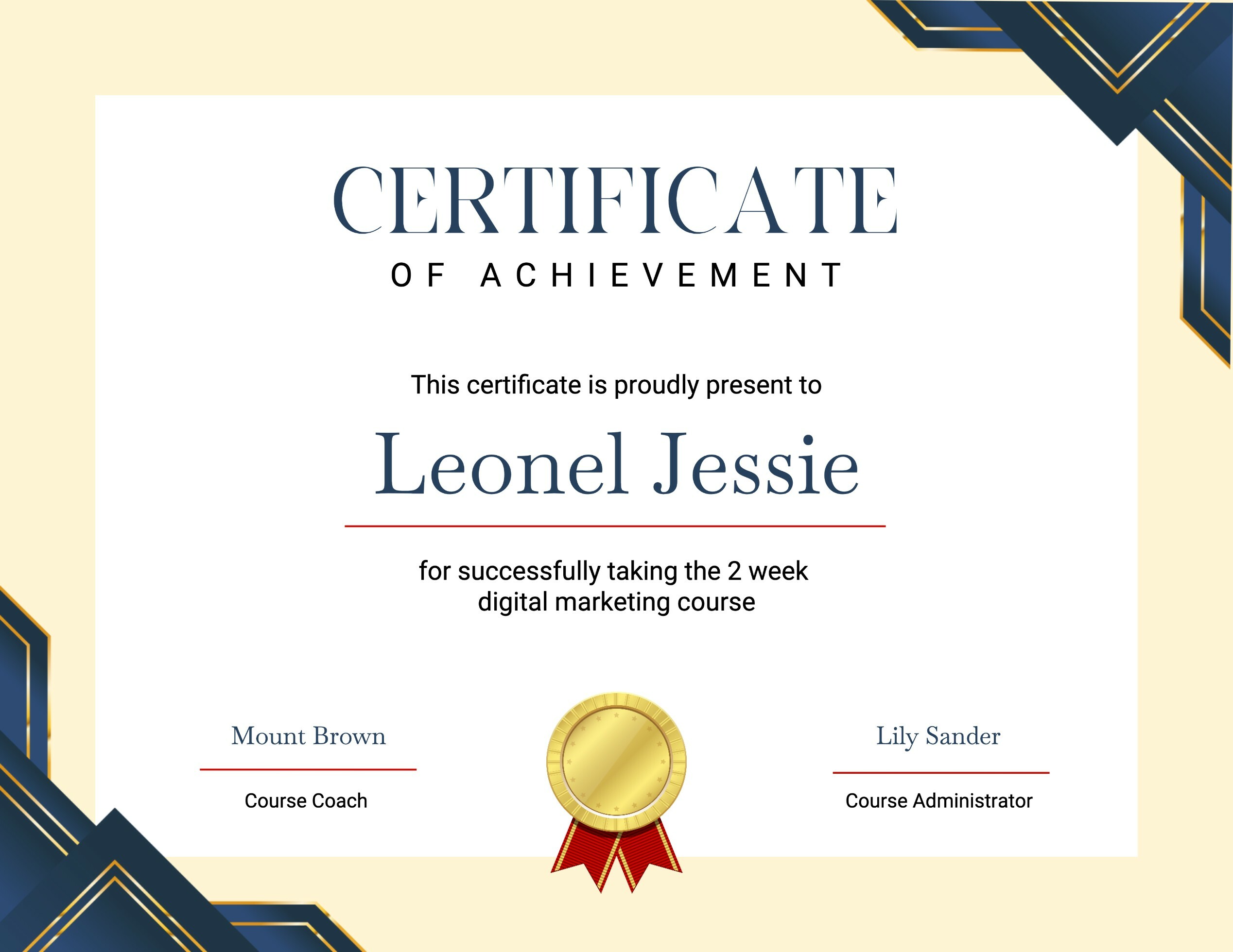 Online Business Certificate Online Business Certificate