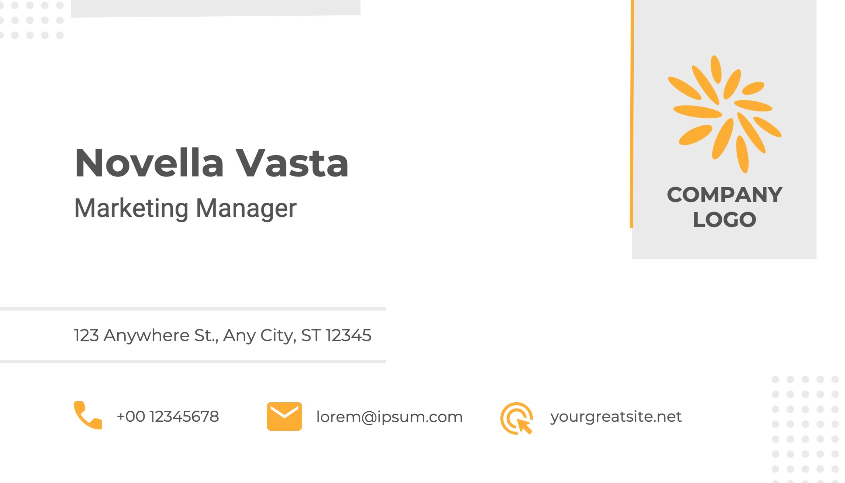 Minimalist Business Card 28061742 Template Minimalist Business Card 28061742 Template