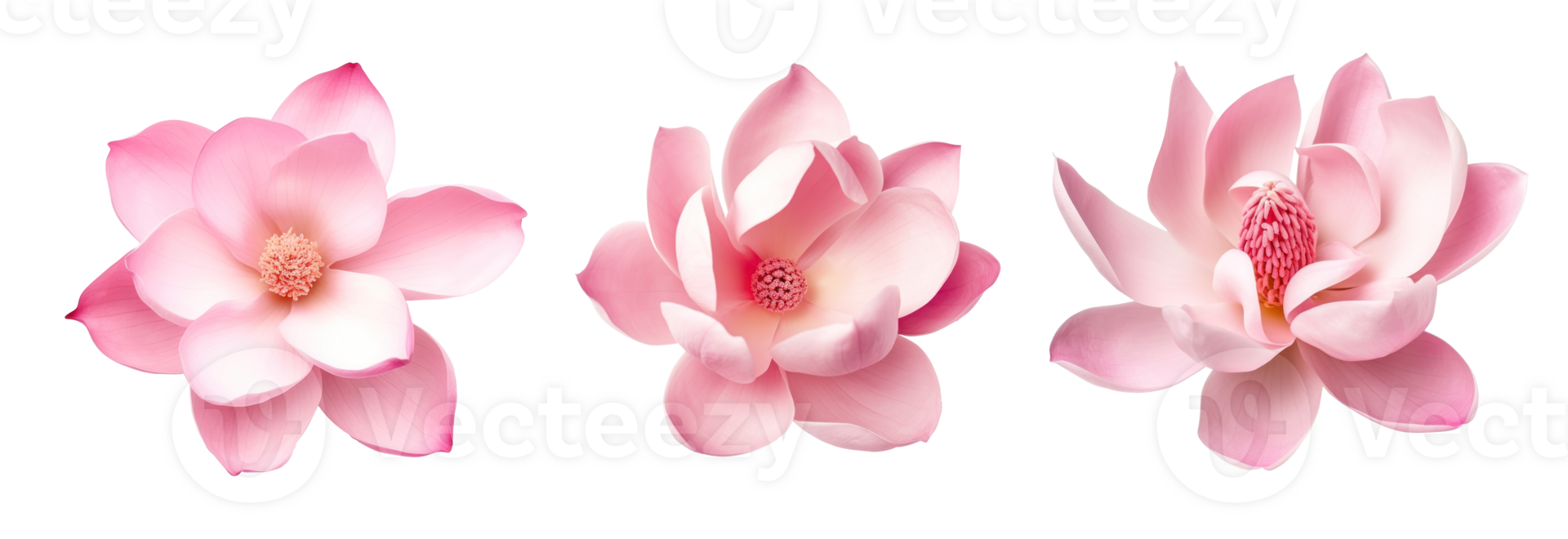 Rosa Magnolie Blume isoliert png