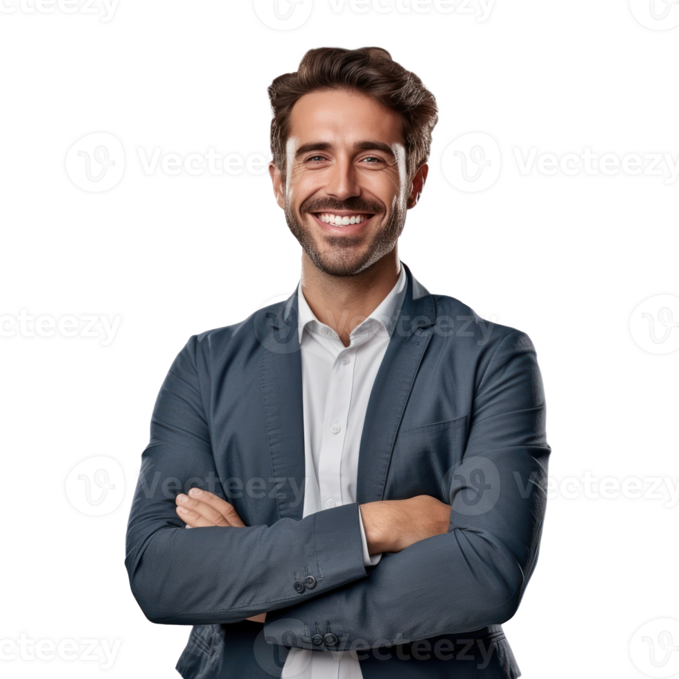 bello uomo d'affari isolato png