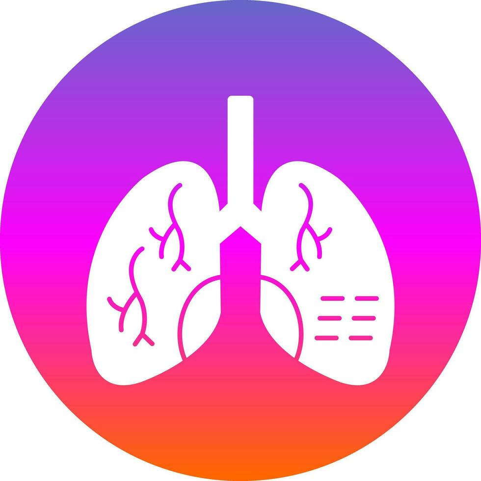 Lung Diseases Vector Icon Design