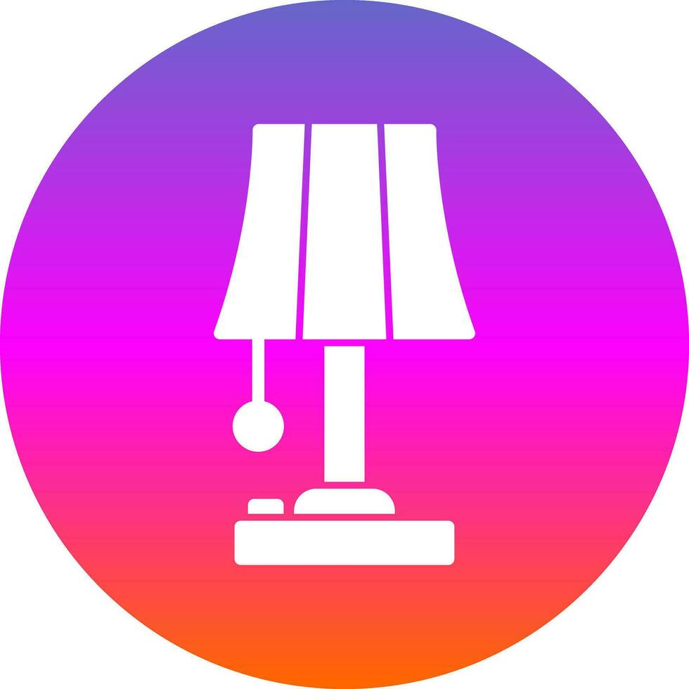 Lamp Vector Icon Design