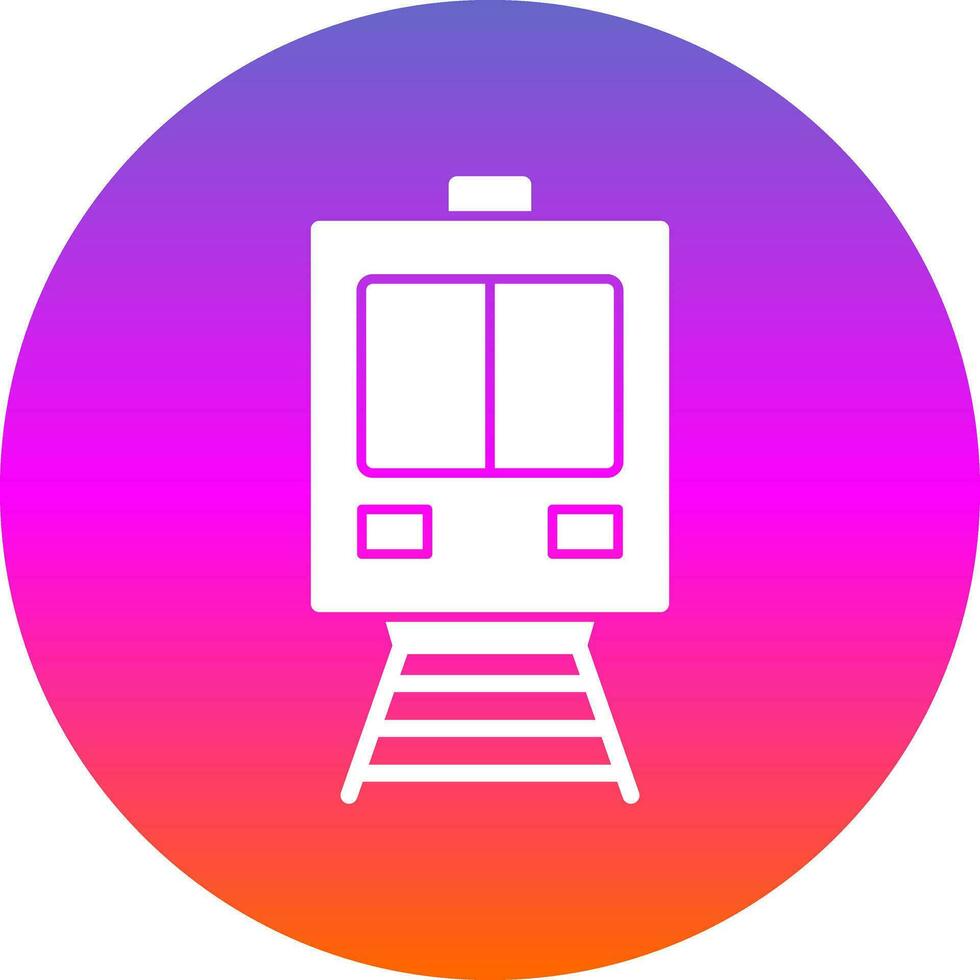 diseño de icono de vector de tren