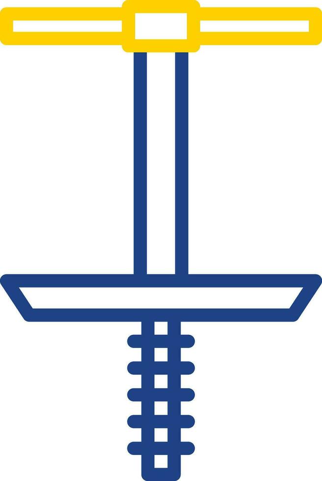 Pogo Stick Vector Icon Design