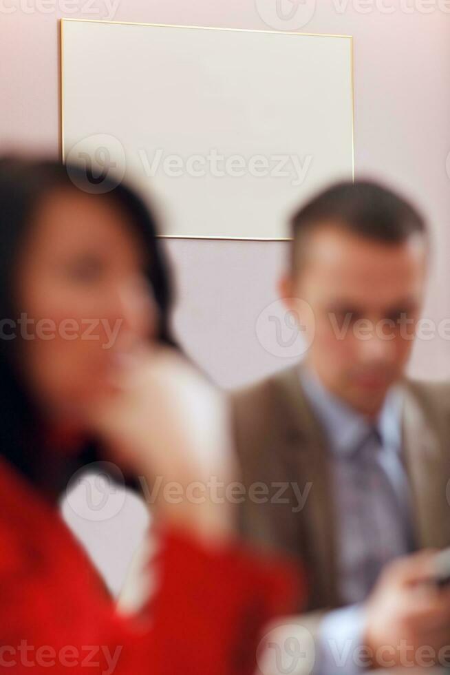 Blank chart in an office photo